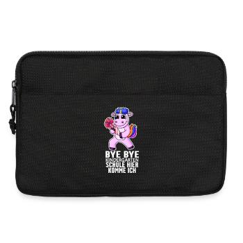 Einschulung Erste Klasse Mädchen - Laptoptasche 13" - Schwarz - Vorne