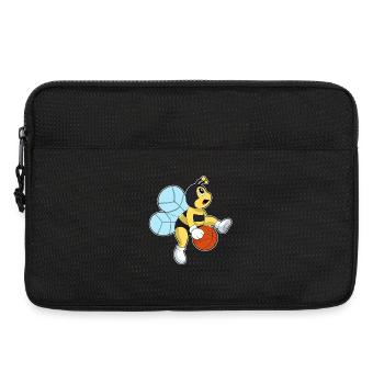 Bee Basketball Player Basketball - Sacoche pour ordinateur portable 13 pouces - noir - Devant
