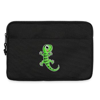 Lézard Gecko - Sacoche pour ordinateur portable 13 pouces - noir - Devant