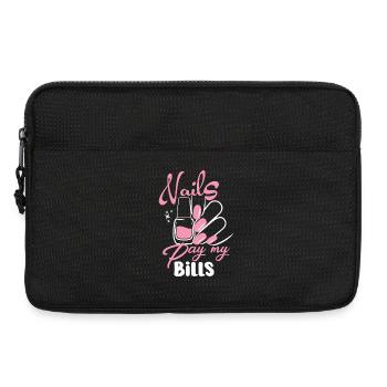 Nails Pay My Bills Manucure - Sacoche pour ordinateur portable 13 pouces - noir - Devant
