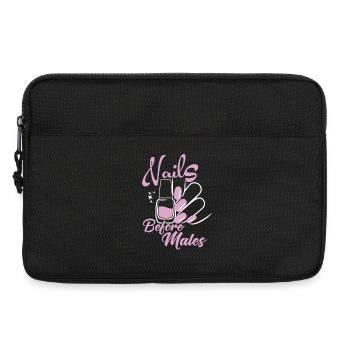 Nägel Vor Männern Nageldesignerin - Laptoptasche 13" - Schwarz - Vorne