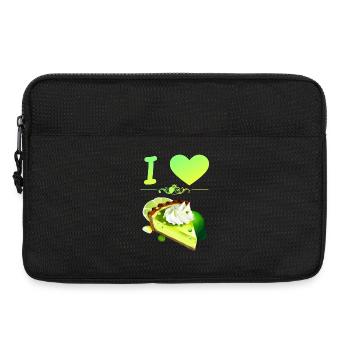 I Love Key Lime Pie - Laptop bag 13" - black - Front