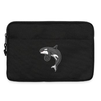 Killer Whale Bowling Ball - Laptop bag 13" - black - Front