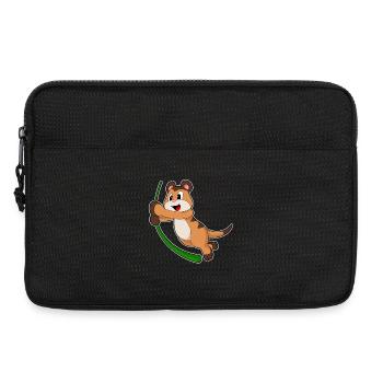 Erdmännchen Liane Dschungel - Laptoptasche 13" - Schwarz - Vorne