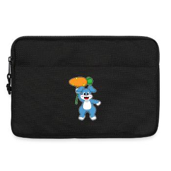 Bunny Balloon - Laptop bag 13" - black - Front