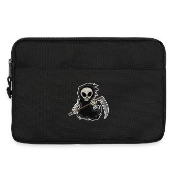 Grim Reaper with scythe - Laptop bag 13" - black - Front