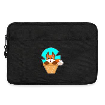 Fuchs Ice Cone - Laptop bag 13" - black - Front