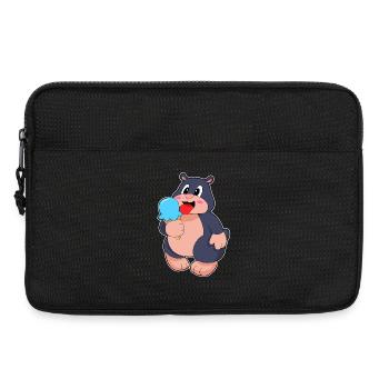 Maulwurf Waffeleis - Laptoptasche 13" - Schwarz - Vorne