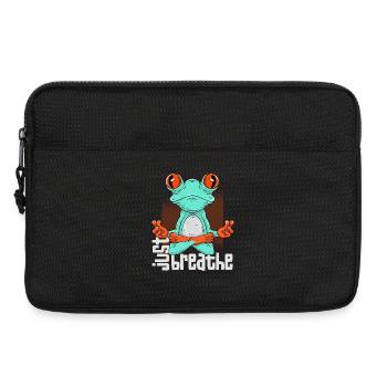 Yoga Frosch - Laptoptasche 13" - Schwarz - Vorne