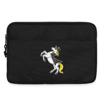 Unicorn Superhero Cloak - Laptop bag 13" - black - Front