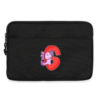 6 Jahre alt - 6. Geburtstag mit Tier Motiv - Laptoptasche 13" - Schwarz - Vorne