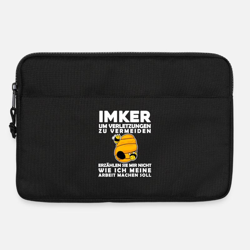 Imker Honig Imkerei - Imker Geschenk - Laptoptasche 13" - Schwarz