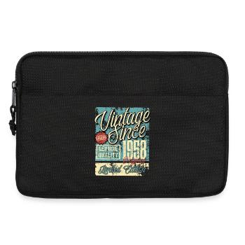 1958 Geburtstag Jahrgang Vintage Retro Legende - Laptoptasche 13" - Schwarz - Vorne