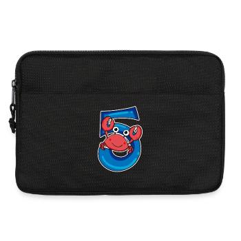 5 Jahre alt - 5. Geburtstag mit Tier Motiv - Laptoptasche 13" - Schwarz - Vorne