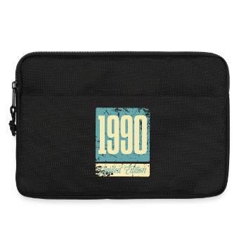 1990 Né Anniversaire Année de naissance - Sacoche pour ordinateur portable 13 pouces - noir - Devant