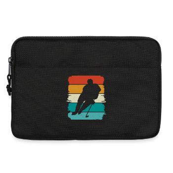 Hockey sur glace - Sacoche pour ordinateur portable 13 pouces - noir - Devant