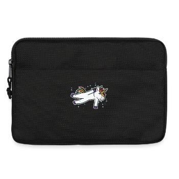 Licorne nageuse - Sacoche pour ordinateur portable 13 pouces - noir - Devant
