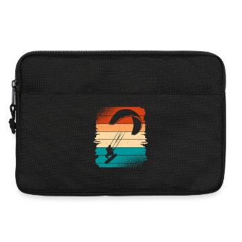 Kitesurfer Kiteboard Kitesurfing - Laptop bag 13" - black - Front