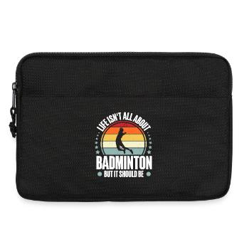Badminton - Laptop bag 13" - black - Front