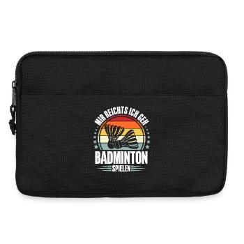 Badminton - Laptoptasche 13" - Schwarz - Vorne