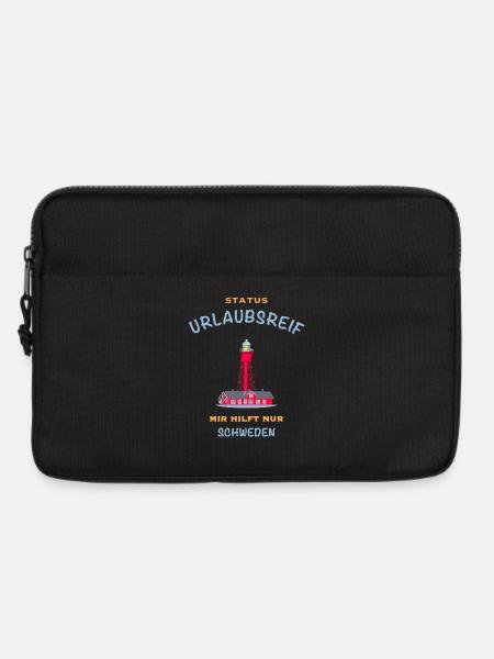 Schweden, Leuchtturm Pater Noster, Urlaubsreif - Laptoptasche 13" - Schwarz
