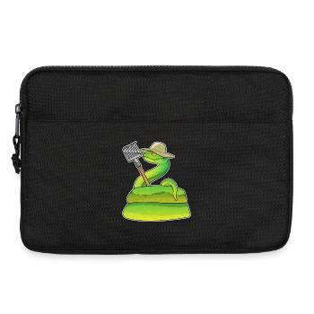 Ferme Harke de l’éleveur de serpents - Sacoche pour ordinateur portable 13 pouces - noir - Devant