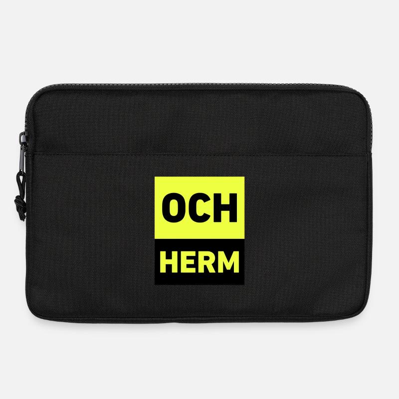 Och herm - Laptoptasche 13" - Schwarz