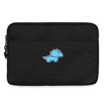 Dino Dinosaur Blue - Laptop bag 13" - black - Front