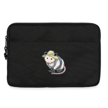 Opossum, fermier, ferme - Sacoche pour ordinateur portable 13 pouces - noir - Devant