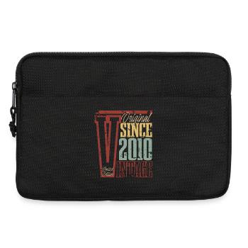 2010 Geburtstag Geburtsjahr Baujahr Vintage Retro - Laptoptasche 13" - Schwarz - Vorne