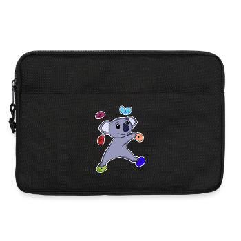 Climbing Koala - Laptop bag 13" - black - Front