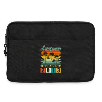 2013 Born Birthday Year of birth vintage - Laptop bag 13" - black - Front