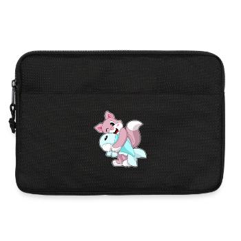 Poisson-chat - Sacoche pour ordinateur portable 13 pouces - noir - Devant