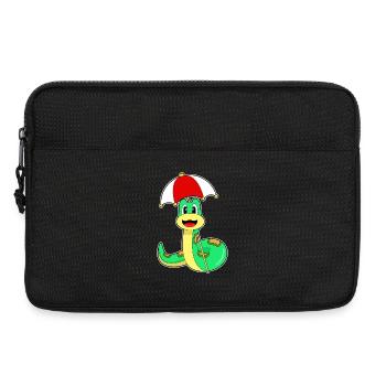 Schlange Regenschirm - Laptoptasche 13" - Schwarz - Vorne