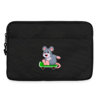 Mouse Skater Skateboard - Sacoche pour ordinateur portable 13 pouces - noir - Devant