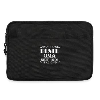 Beste Oma seit 1991 - Geschenk für die beste Oma - Laptoptasche 13" - Schwarz - Vorne