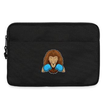 Lion Boxer Boxing Gloves Boxing - Laptop bag 13" - black - Front