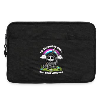 Sarcastique - Sacoche pour ordinateur portable 13 pouces - noir - Devant