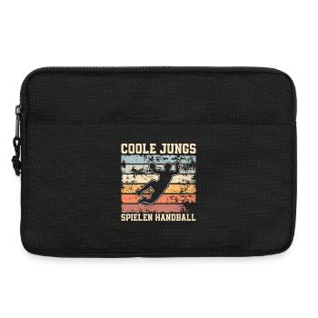 Handball Handballer - Laptoptasche 13" - Schwarz - Vorne