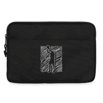 Basketball basketball players - Laptop bag 13" - black - Front