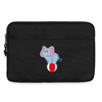 Elephant Workout Gymnastics Fitness - Laptop bag 13" - black - Front