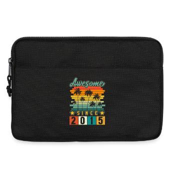 2015 Born Birthday Year of birth vintage - Laptop bag 13" - black - Front