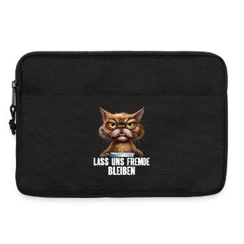 Lass Uns Fremde Bleiben - Laptoptasche 13" - Schwarz - Vorne