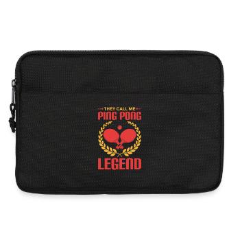 They call me Ping Pong Legend - Laptop bag 13" - black - Front