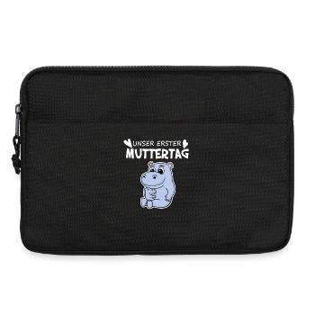 Muttertag - erster Muttertag Geschenk - Laptoptasche 13" - Schwarz - Vorne