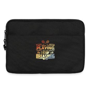 Badminton Motivation - Laptop bag 13" - black - Front