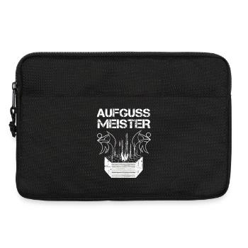Sauna Aufguss Meister - Laptoptasche 13" - Schwarz - Vorne