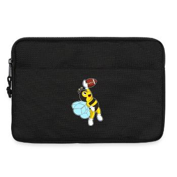 Sports de football américain des Bees - Sacoche pour ordinateur portable 13 pouces - noir - Devant