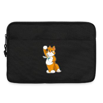 Cat Coiffeur Ciseaux - Sacoche pour ordinateur portable 13 pouces - noir - Devant