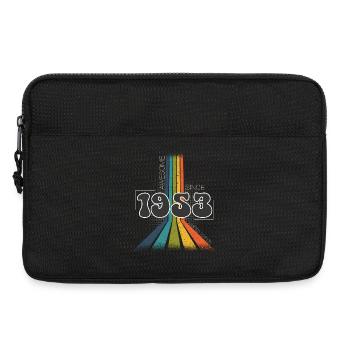 1953 Born birthday Groovy Vintage Retro - Laptop bag 13" - black - Front